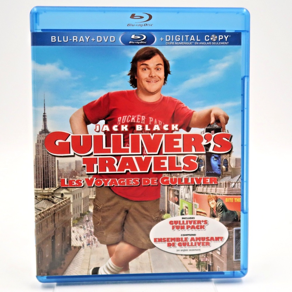 Gulliver's Travels Blu-ray DVD 2010 Jack Black Emily Blunt Jason Segel Movie
